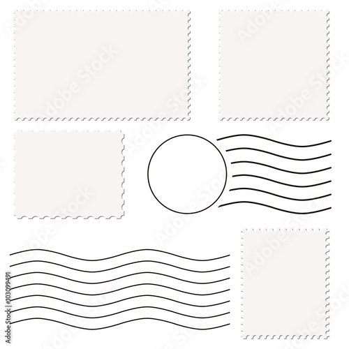 stamps and post marks