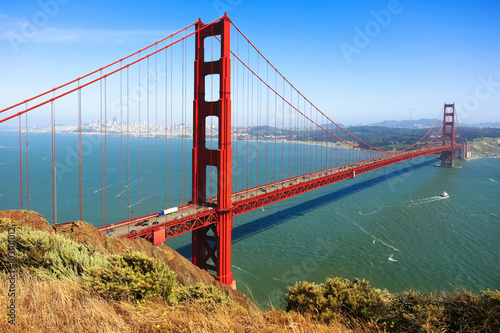 Fototapeta Naklejka Na Ścianę i Meble -  Golden Gate Bridge, San Francisco, California, USA.