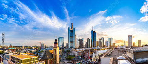 Aerial view of Frankfurt