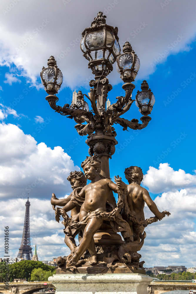 Bridge of Alexandre III in Paris Bridge of Alexandre III in Paris
