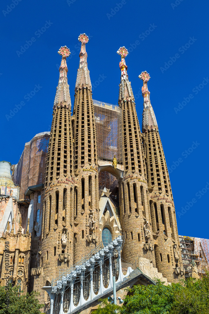 Obraz premium Sagrada Familia in Barcelona