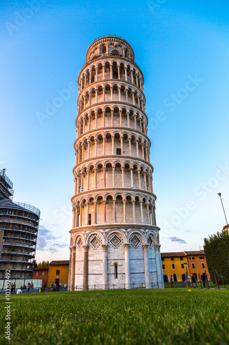 Leaning tower in Pisa