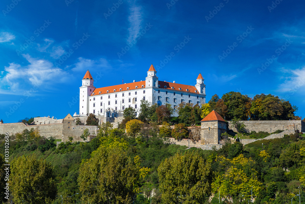 Medieval castle in Bratislava, Slovakia Medieval castle in Bratislava, Slovakia
