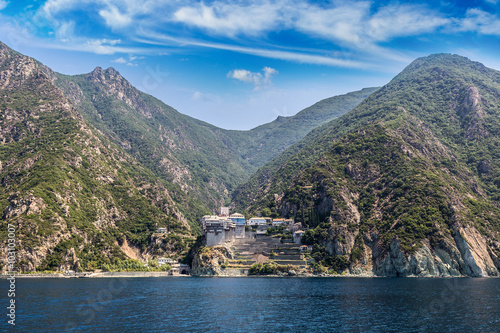 Papier peint Dionisiou Monastery on Mount Athos