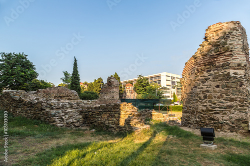 Ruins in Thessaloniki, Greece