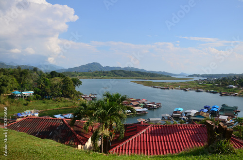 View of Samprasob River and Raft House