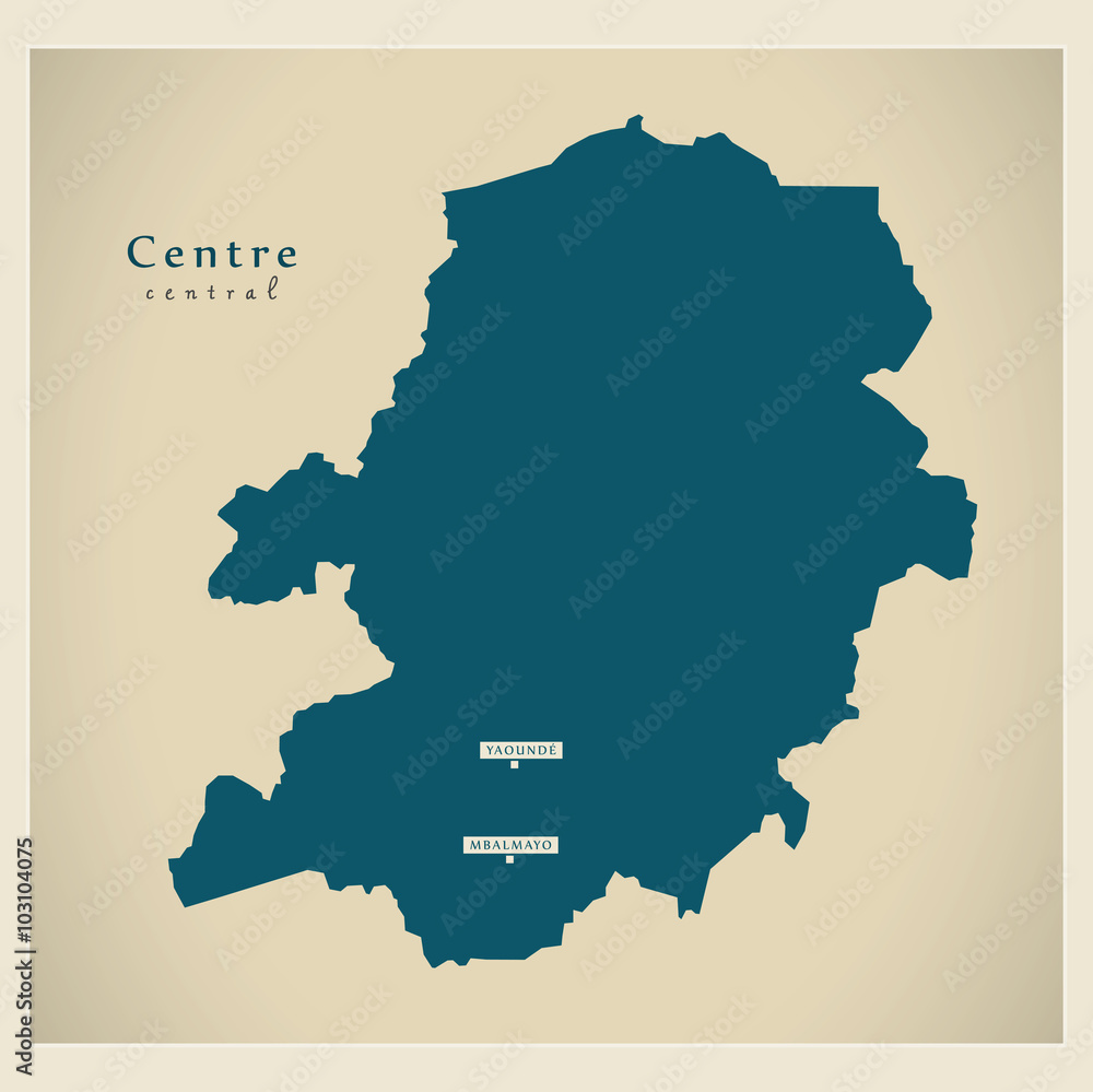 Modern Map - Centre CM