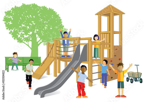 Kinder Spielplatz