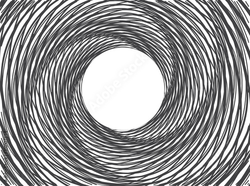 spiral whirl abstract background black and white