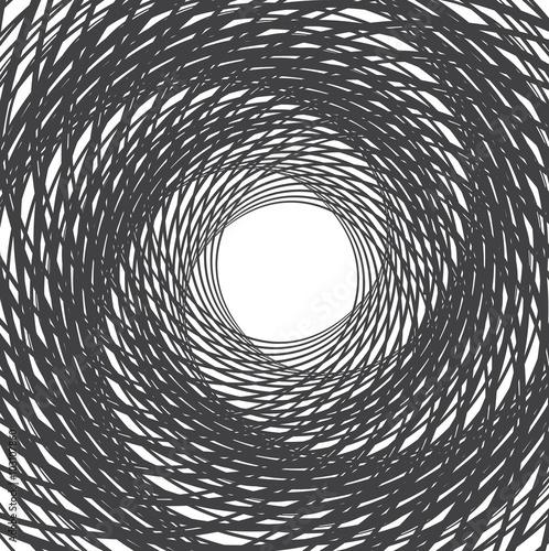 spiral whirl abstract background black and white