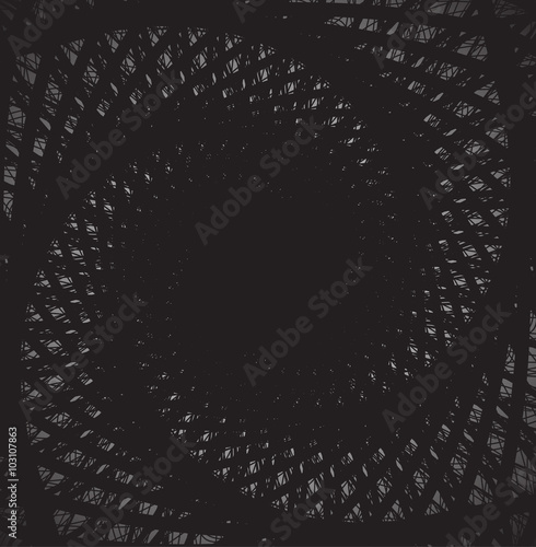 spiral whirl abstract background black and white
