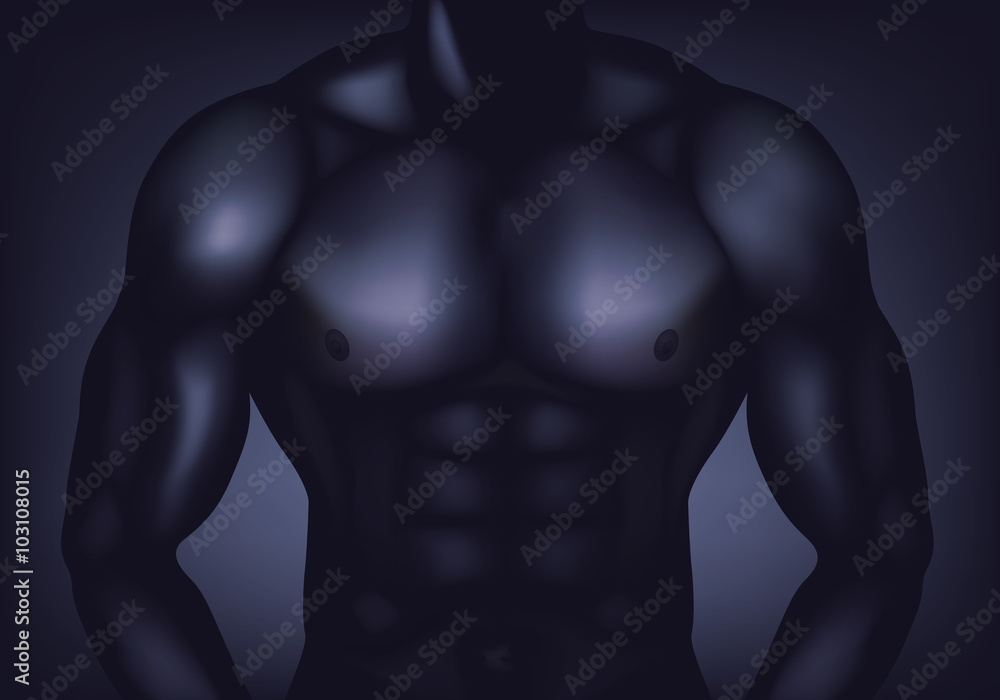 Fototapeta premium Corps musclé