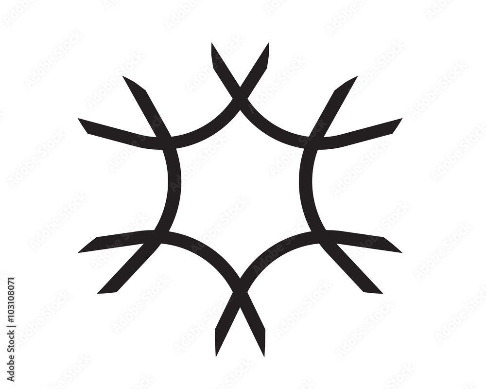 neuron sign design graphic element isolated neuron sign design graphic element isolated