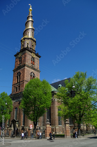 Canvas Print Church of Our Saviour in Copenhagen, Denmark