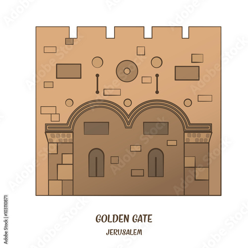 Golden Gate in Jerusalem