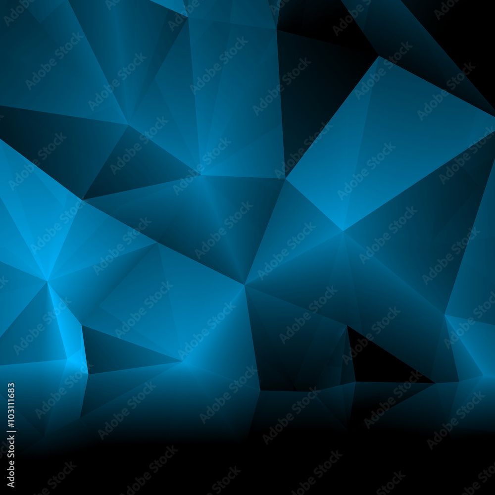 Abstract black and blue digital 3d background Abstract black and blue digital 3d background