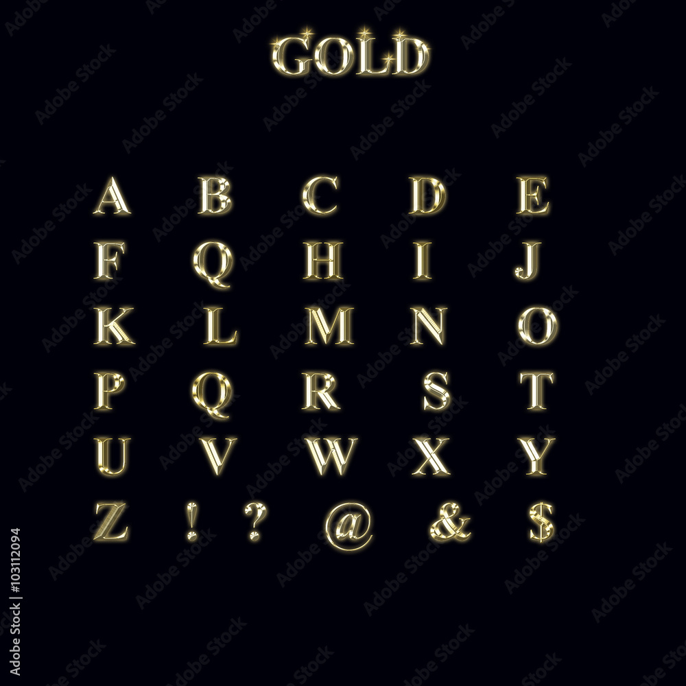Золотые Буквы Фото