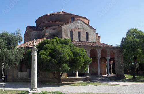  Santa Fosca cathedral on the island of Torcello the oldest building in the lagoon. photo