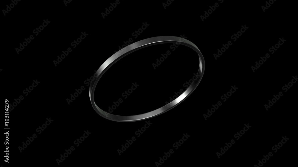 3d render of silver ring isolated background with alpha 3d render of silver ring isolated background with alpha