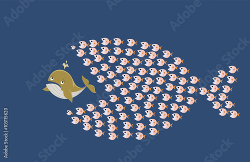 small fish eat Big fish