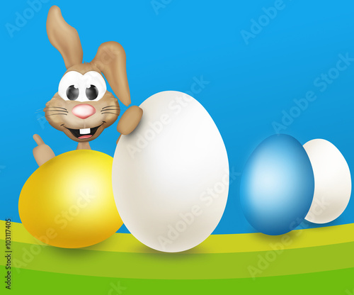 easter eggs easter bunny