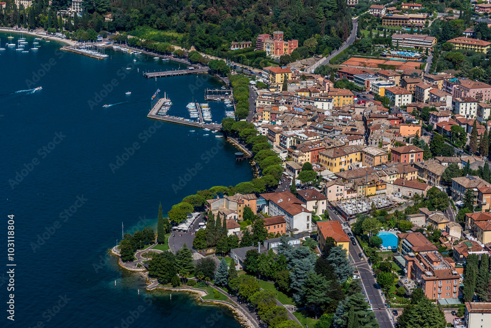 Beautiful harbour city garda of the lake Garda in Italy - Destination for vacation Beautiful harbour city garda of the lake Garda in Italy - Destination for vacation