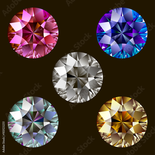 Set of gems