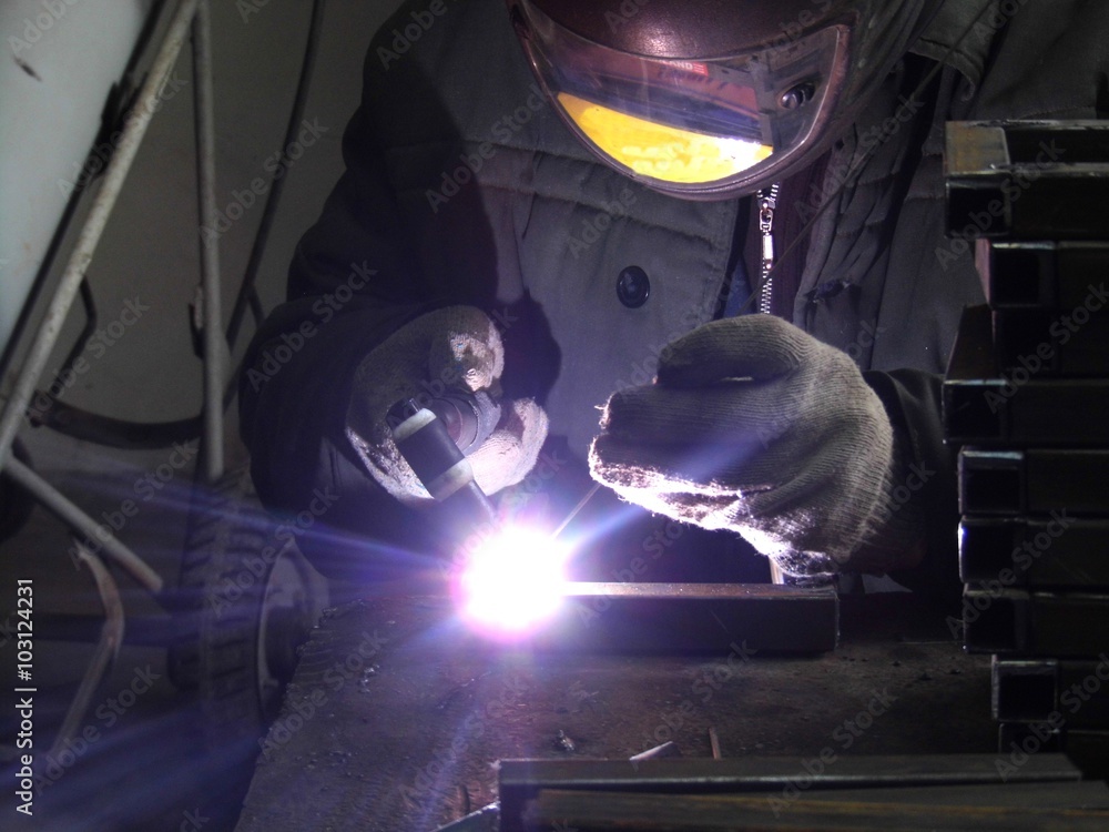 Argon welding Stock Photo Adobe Stock