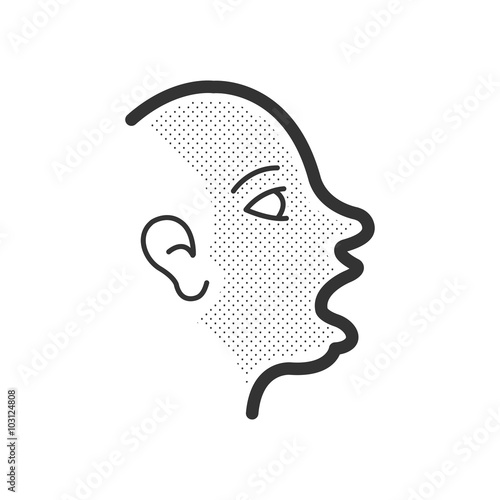 oral cavity icon and symbol  icon
