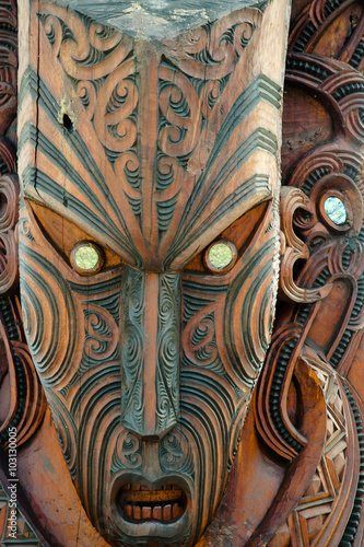 Maori Mask - Rotorua - New Zealand