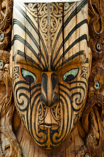 Maori Mask - Rotorua - New Zealand