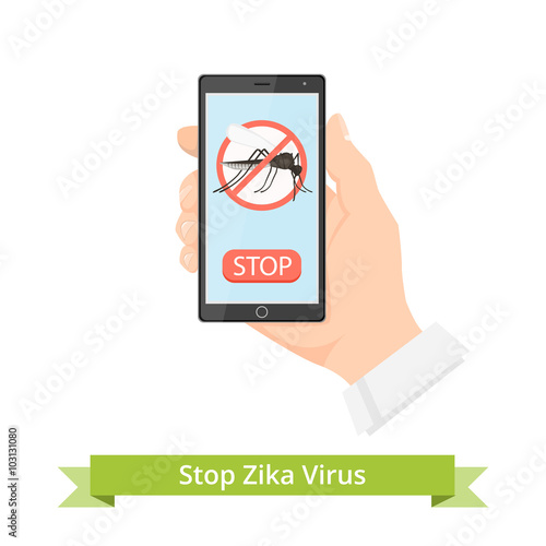 Mobile in hand, stop zika virus
