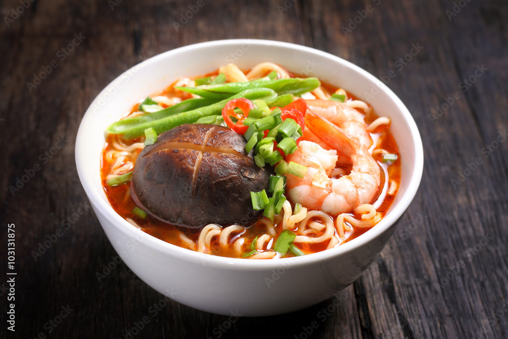 Hot and spicy instant noodle Hot and spicy instant noodle