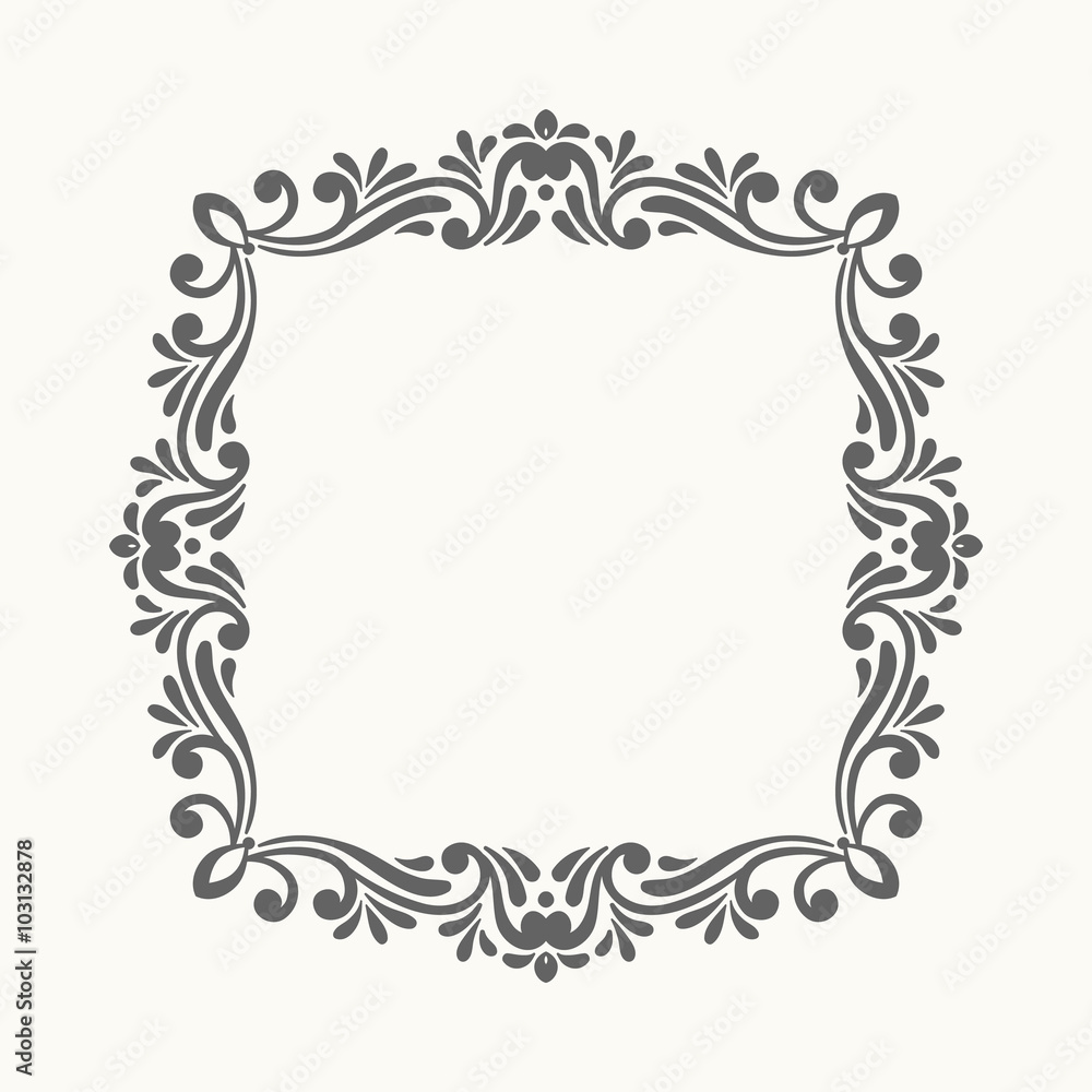 Elegant luxury retro floral frame. Elegant luxury retro floral frame.