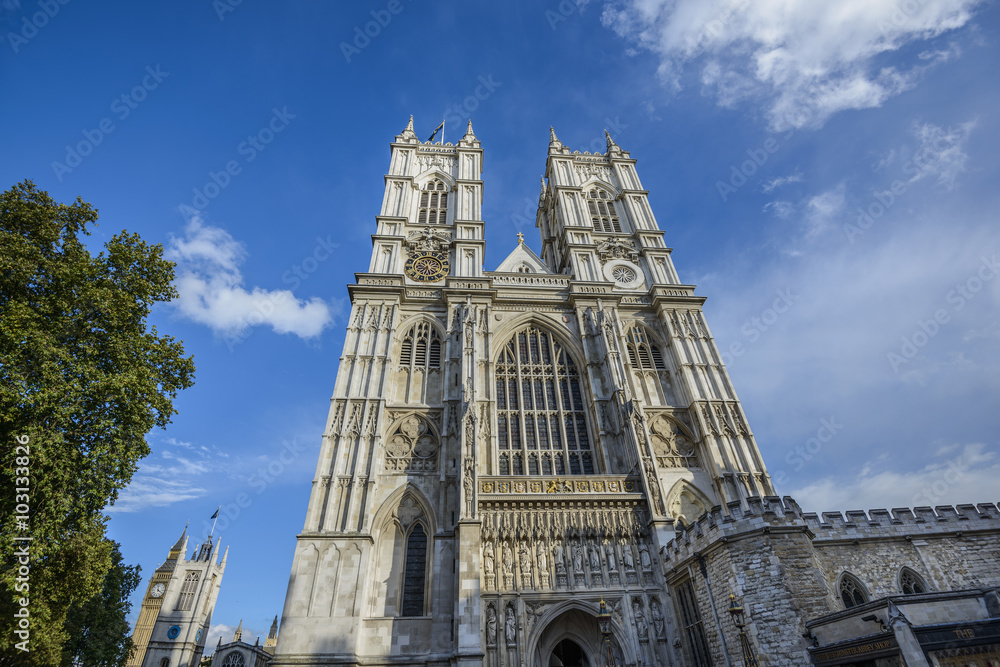 Fototapeta premium Westminster Abbey in London, UK, Europe