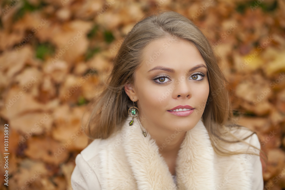 Portrait close up of young beautiful blonde girl Portrait close up of young beautiful blonde girl