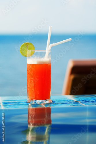 Mai Tai Cocktail at the pool