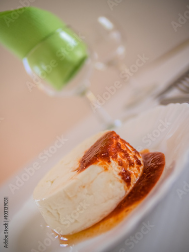 Obraz na płótnie Queijo Fresco - azorean cheese w salonie