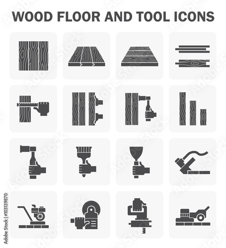 Wood floor icon