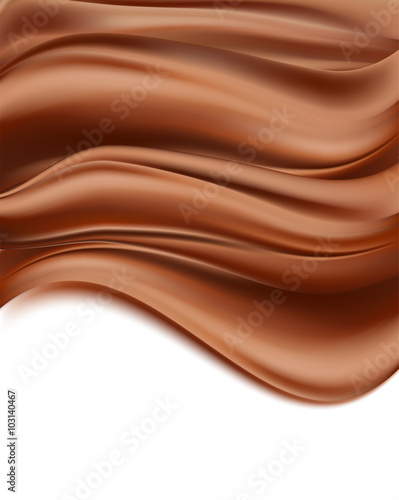 chocolate background. creamy abstract vertical background