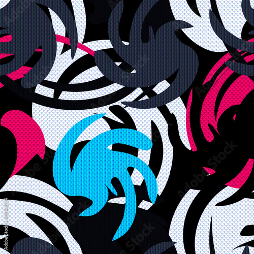 Graffiti Background seamless pattern