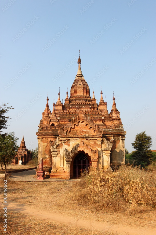 old Buddhist temples and pagodas in Bagan, Myanmar		