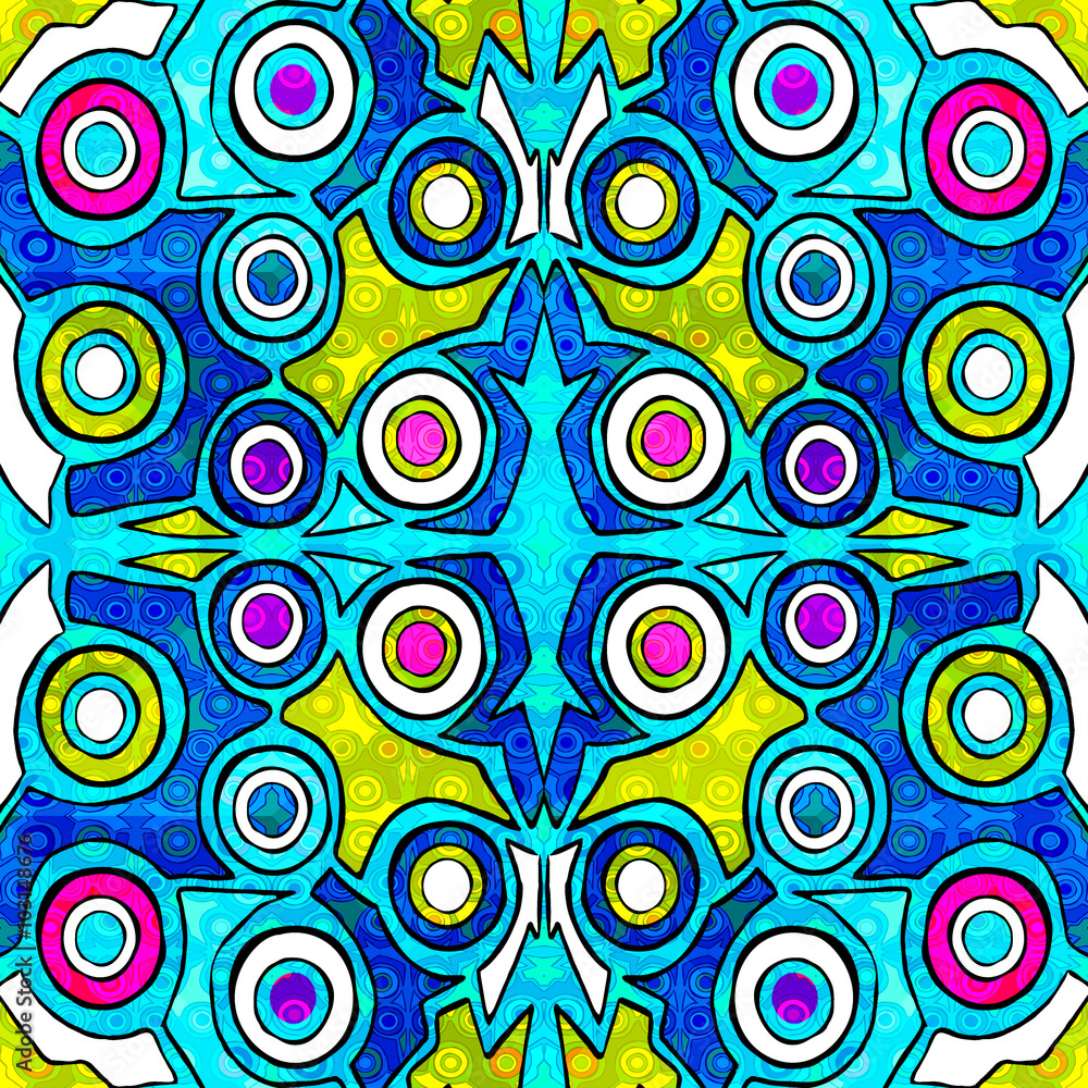 geometric abstract pattern vector illustration of graffiti