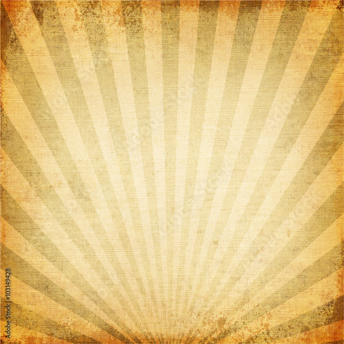 Vintage background of sun beam  old canvas texture