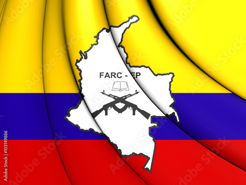 Flag of FARC-EP photo