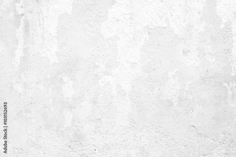 Fototapeta premium Grunge white concrete wall texture white background