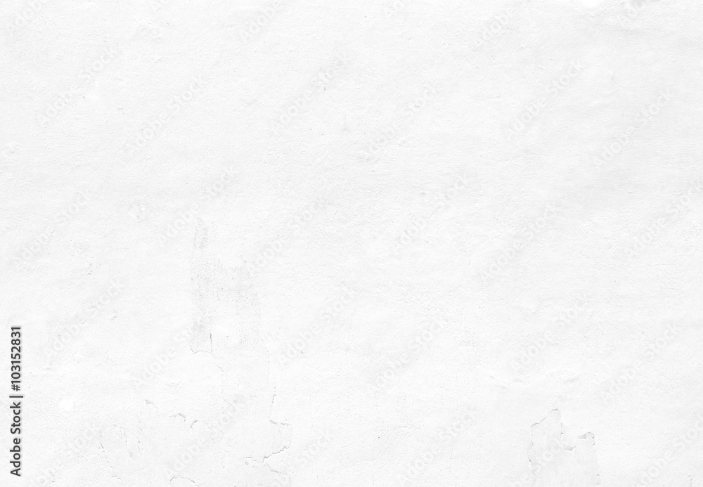 Naklejka premium Blank concrete wall white color for texture background
