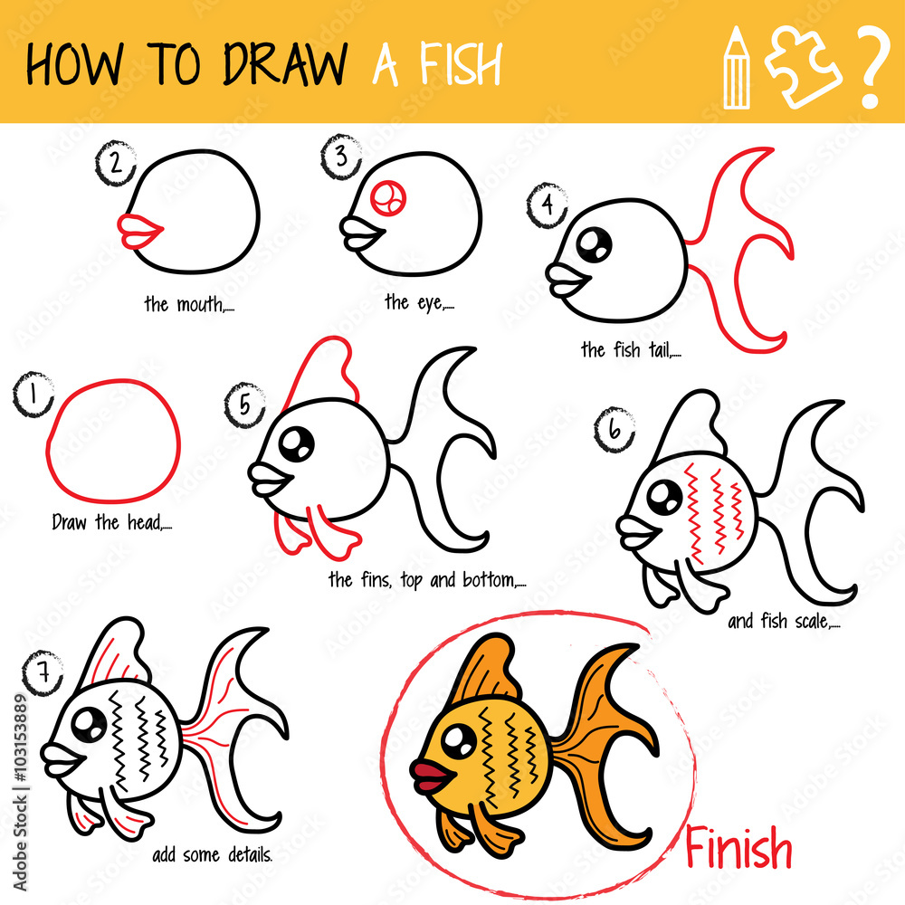 Fish Drawing Guide: 6 Steps For Beginners [Video + Images]