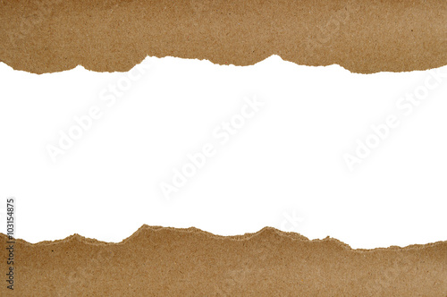 Brown paper torn Design