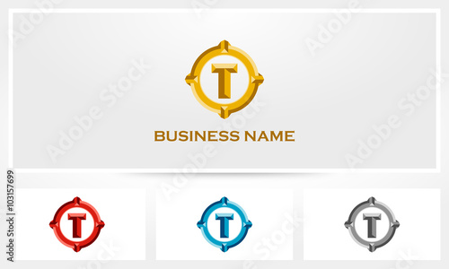 Letter T Bold Luxury Logo